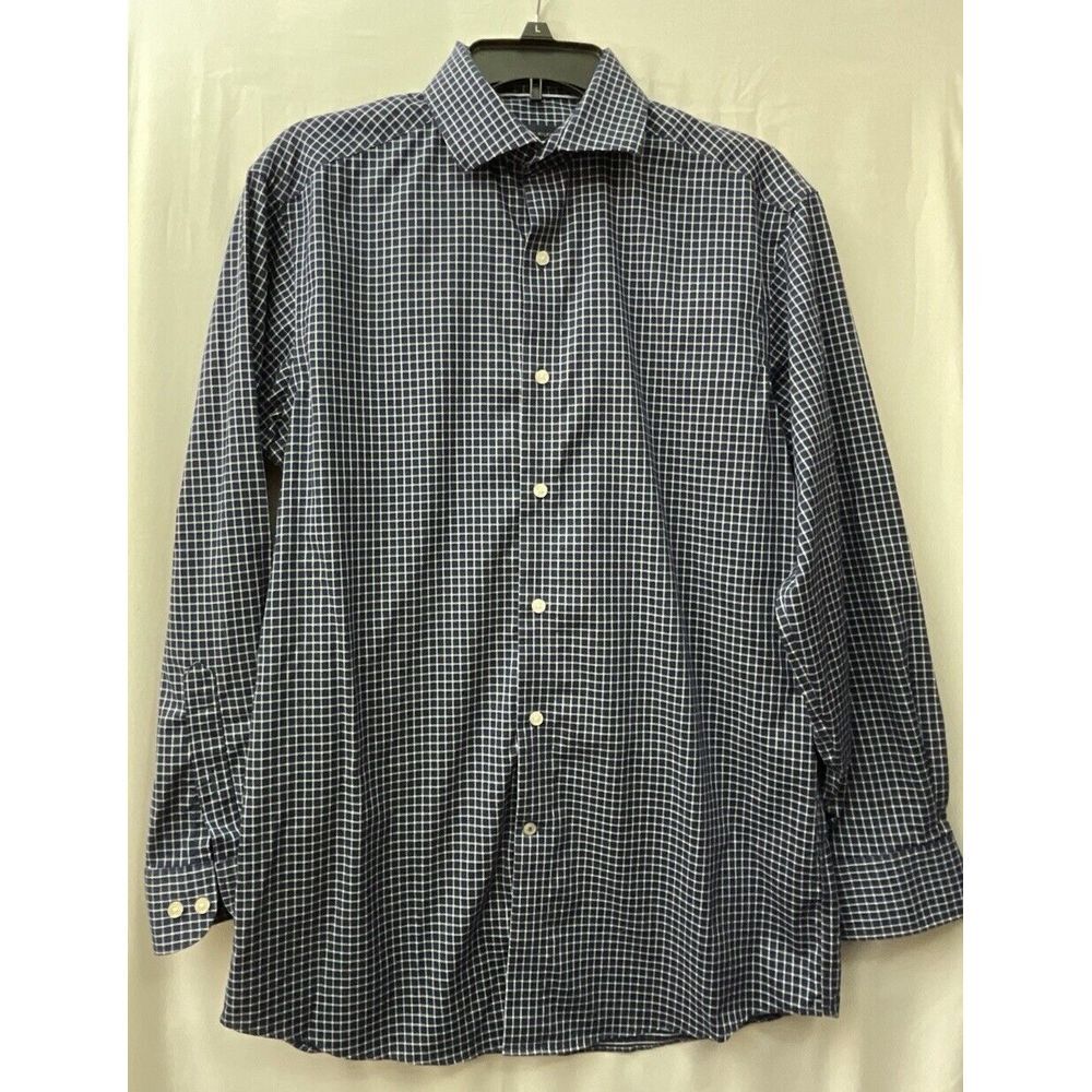 Tommy Hilfiger THFLEX Supima Regular Fit Stretch‎ Men's Check Shirt 15 (32/33)